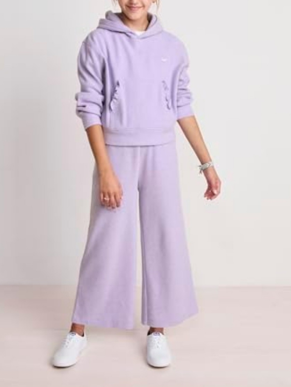 Vineyard Vines Kids Lilac Wide-Leg Sweatpants with Drawstring